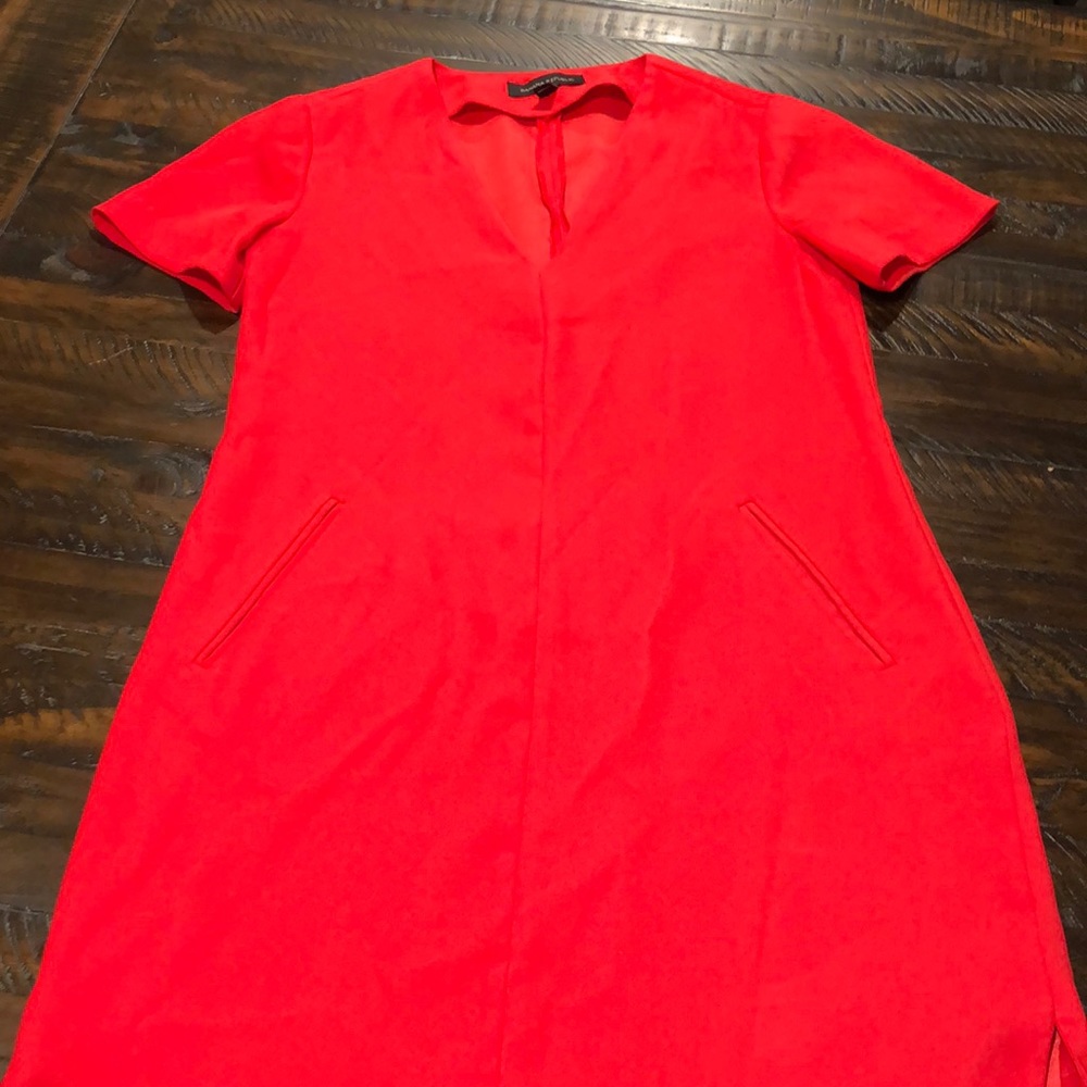 Reddish pink dress